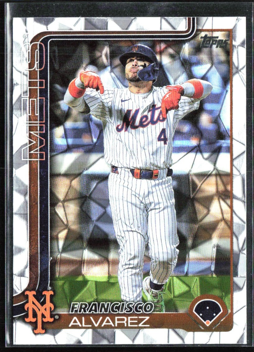 Francisco Alvarez 2025 Topps Diamante Foil #171 New York Mets