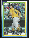 Nick Kurtz 2025 Topps 1990 Design RC #U90-17 Athletics