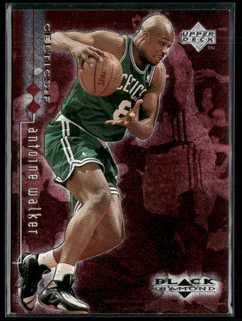 Antoine Walker 1998 Upper Deck Black Diamond Double /3000 #17 Boston Celtics