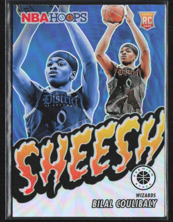 Bilal Coulibaly 2023 Panini NBA Hoops Premium Stock Sheesh Silver Prizm RC #14