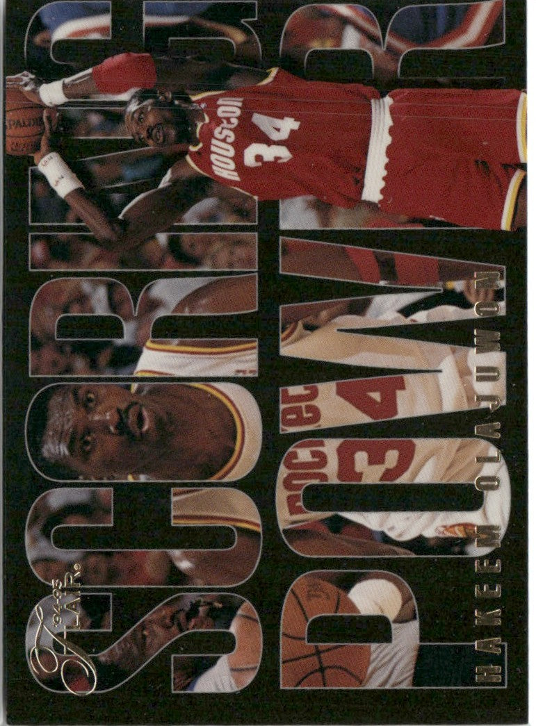 Hakeem Olajuwon 1994 Flair Scoring Power #4 Houston Rockets