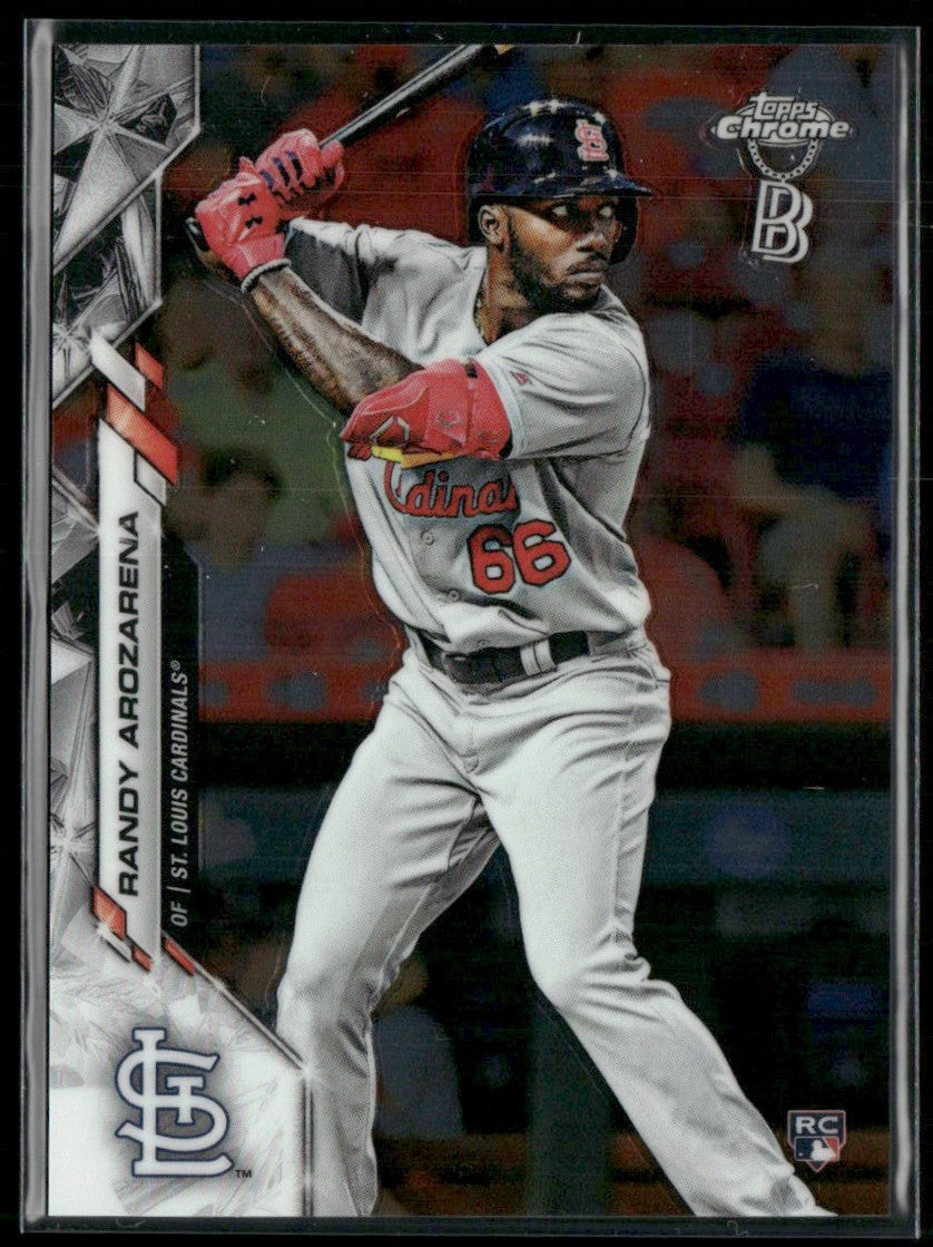 Randy Arozarena 2020 Topps Chrome Ben Baller RC #49 St. Louis Cardinals