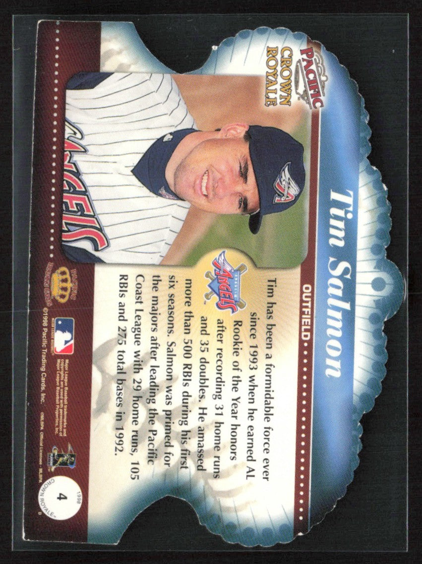 Tim Salmon 1998 Pacific Crown Royale #4 Anaheim Angels