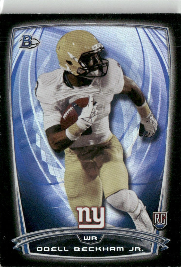 Odell Beckham Jr. 2014 Bowman Black RC #8 New York Giants