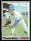 Tommy John 1970 Topps #180 Chicago White Sox