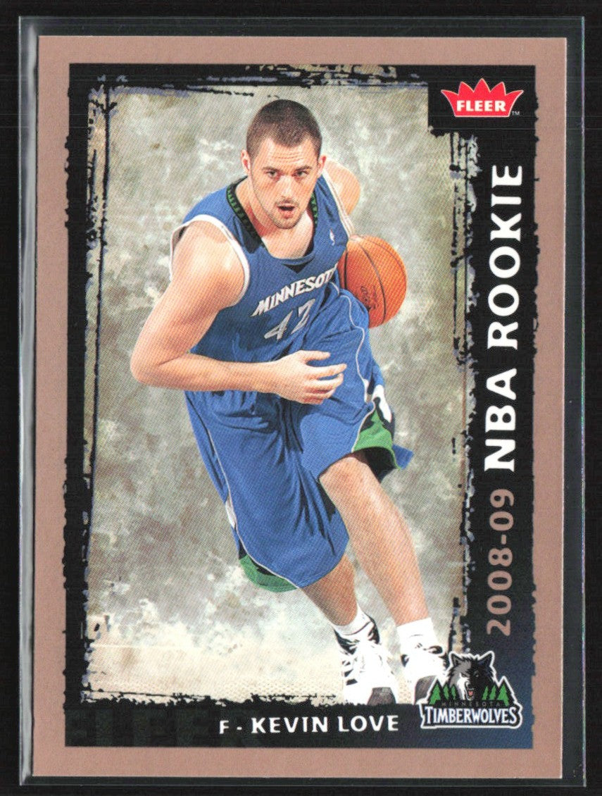 Kevin Love 2008 Fleer RC #205 Minnesota Timberwolves