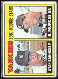 Stan Bahnsen/Bobby Murcer 1967 Topps RC #93 New York Yankees