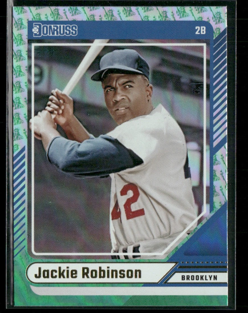 Jackie Robinson 2024 Panini Donruss Statue of Liberty #16 Brooklyn Dodgers