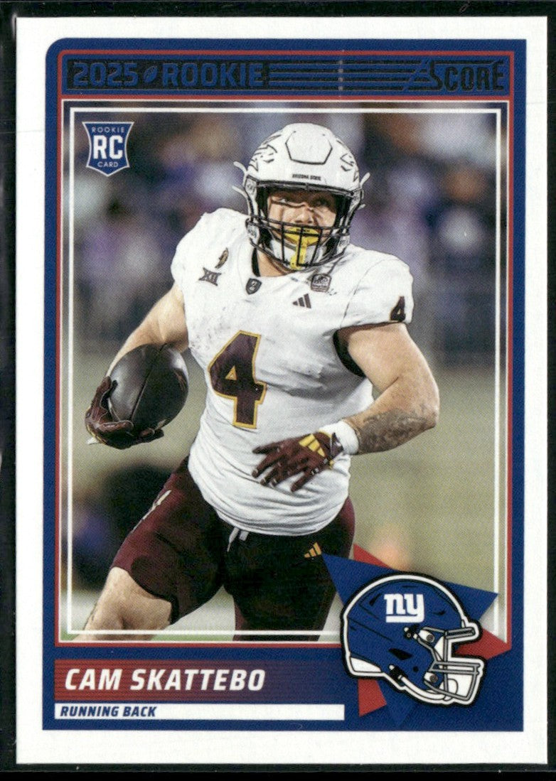 Cam Skattebo 2025 Score RC #1 New York Giants