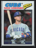 Nico Hoerner 2026 Topps Heritage Chrome #28 Chicago Cubs