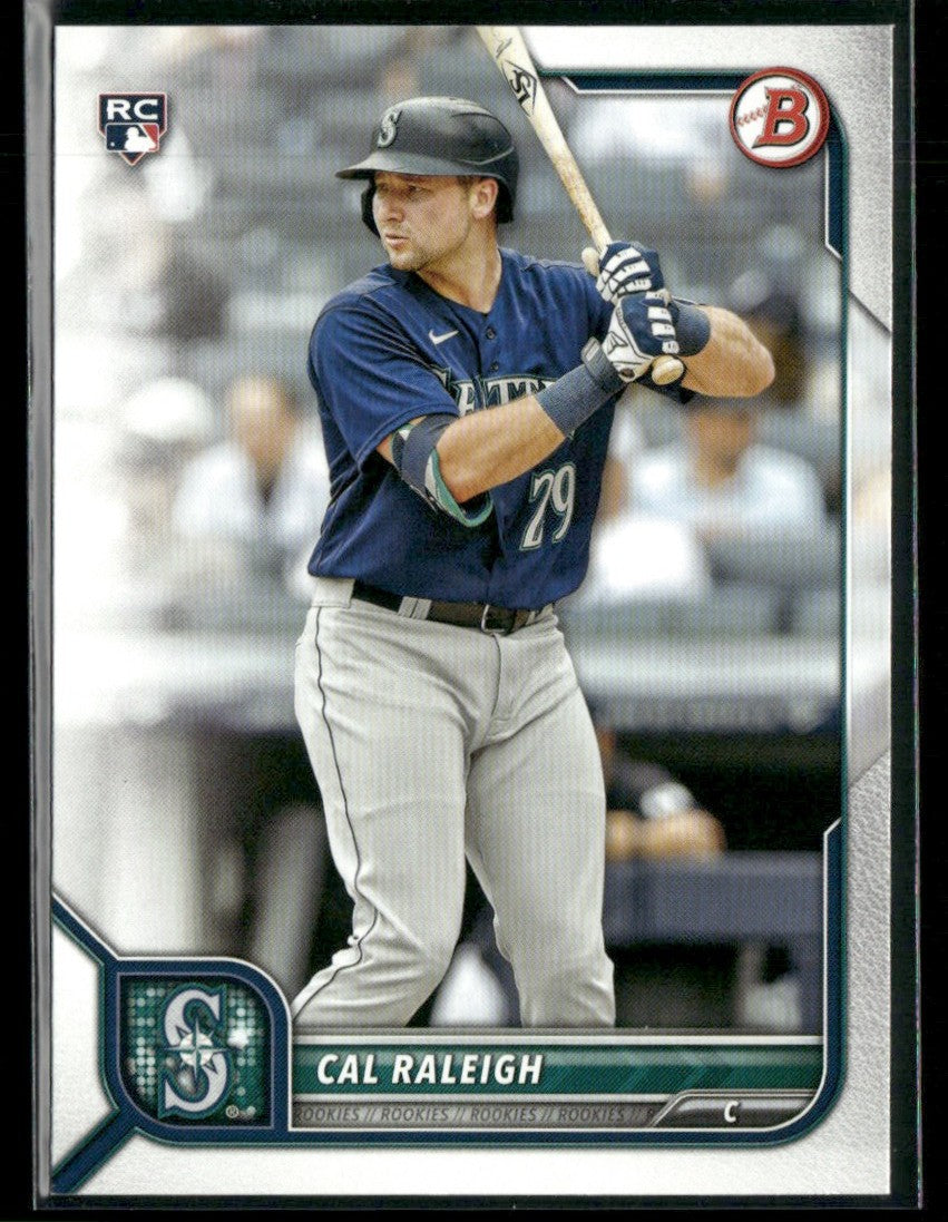 Cal Raleigh 2022 Bowman RC #49 Seattle Mariners