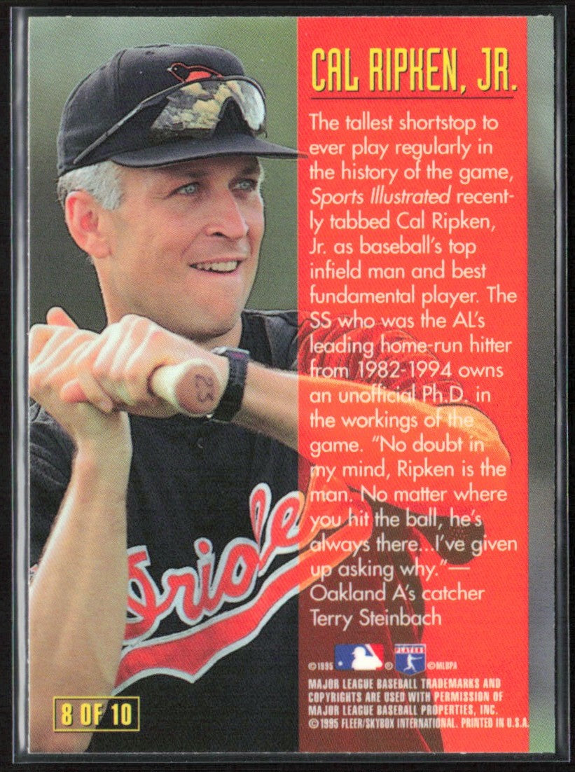 Cal Ripken Jr. 1995 Fleer Emotion Masters #8 Baltimore Orioles