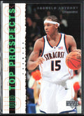 Carmelo Anthony 2003 UD Top Prospects #57 Syracuse Orangemen