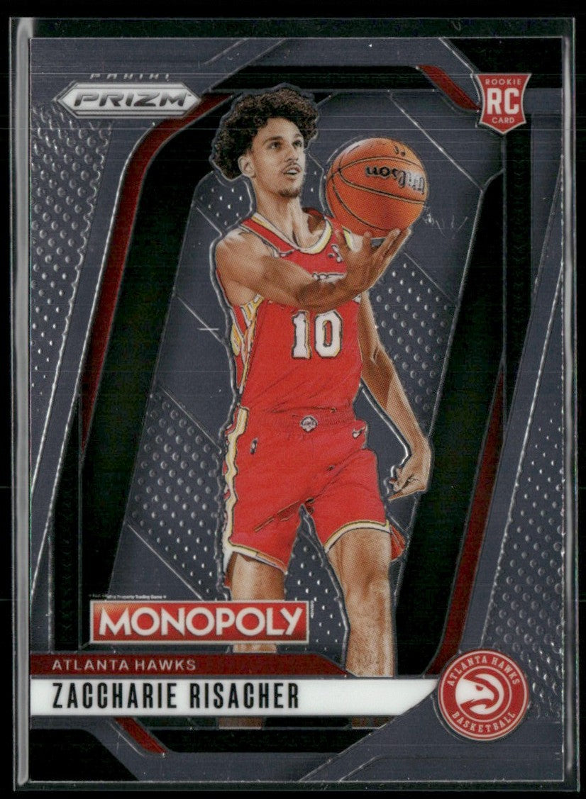 Zaccharie Risacher 2024 Panini Prizm Monopoly RC #27 Atlanta Hawks