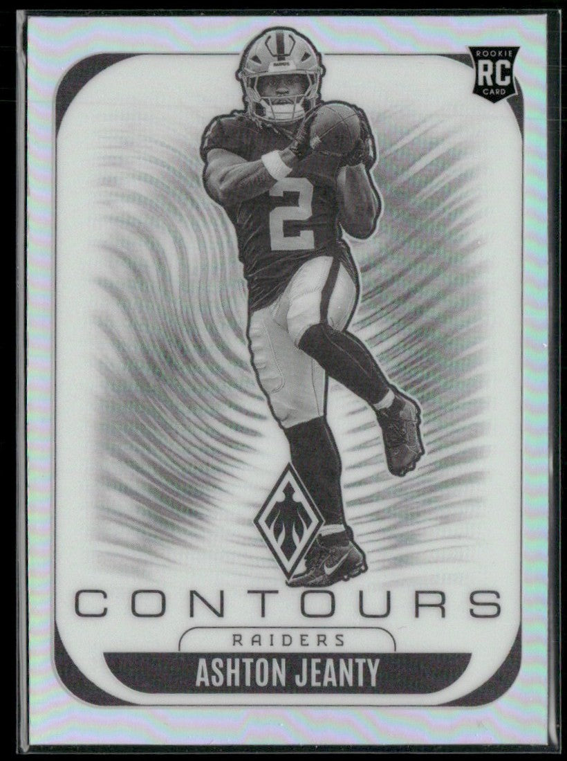 Ashton Jeanty 2025 Panini Phoenix Contours RC #17 Las Vegas Raiders