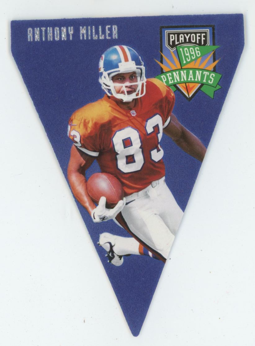 Anthony Miller 1996 Playoff Contenders Pennants #92 Denver Broncos