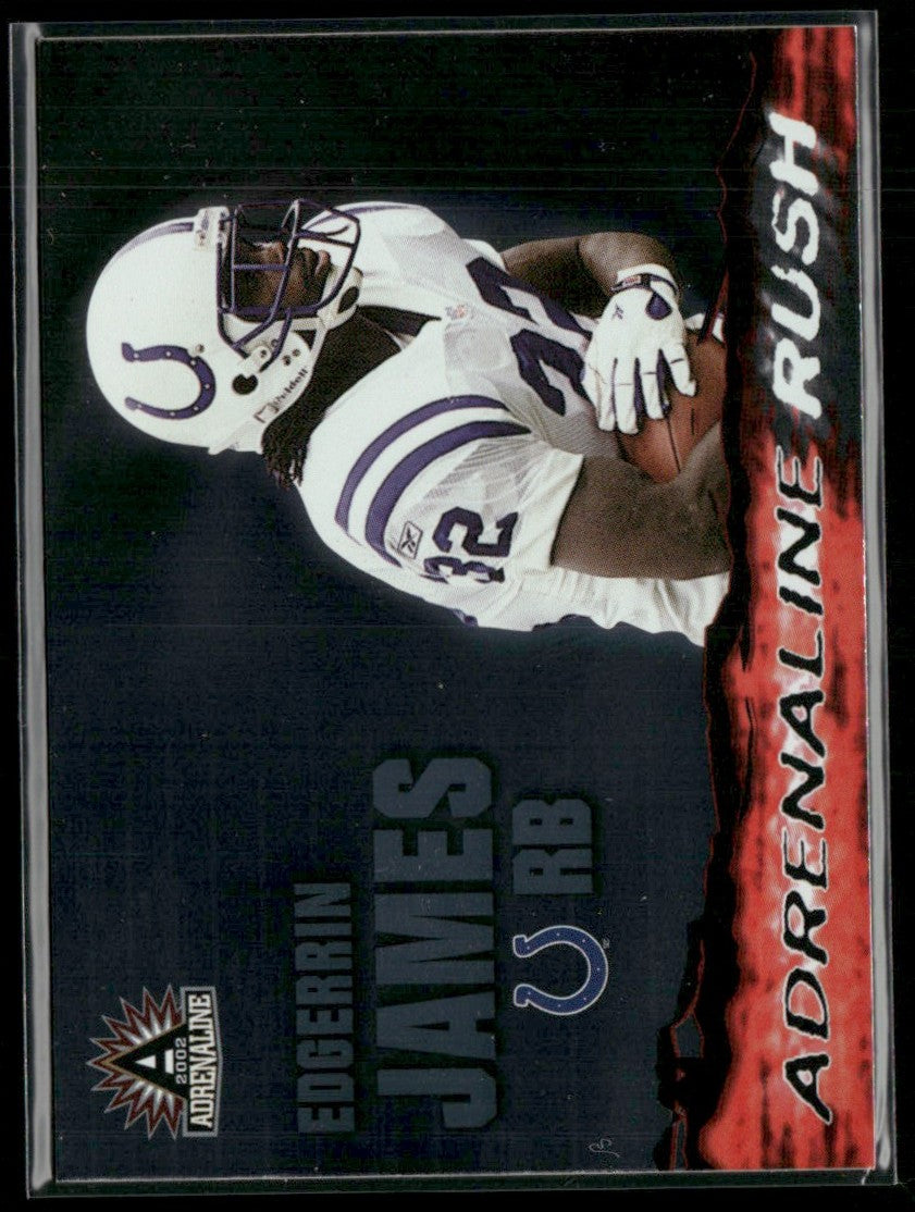 Edgerrin James 2002 Pacific Adrenaline Rush #10 Indianapolis Colts