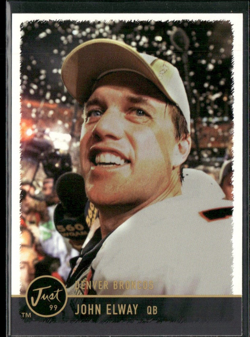 John Elway 1999 Just Memorabilia #82 Denver Broncos