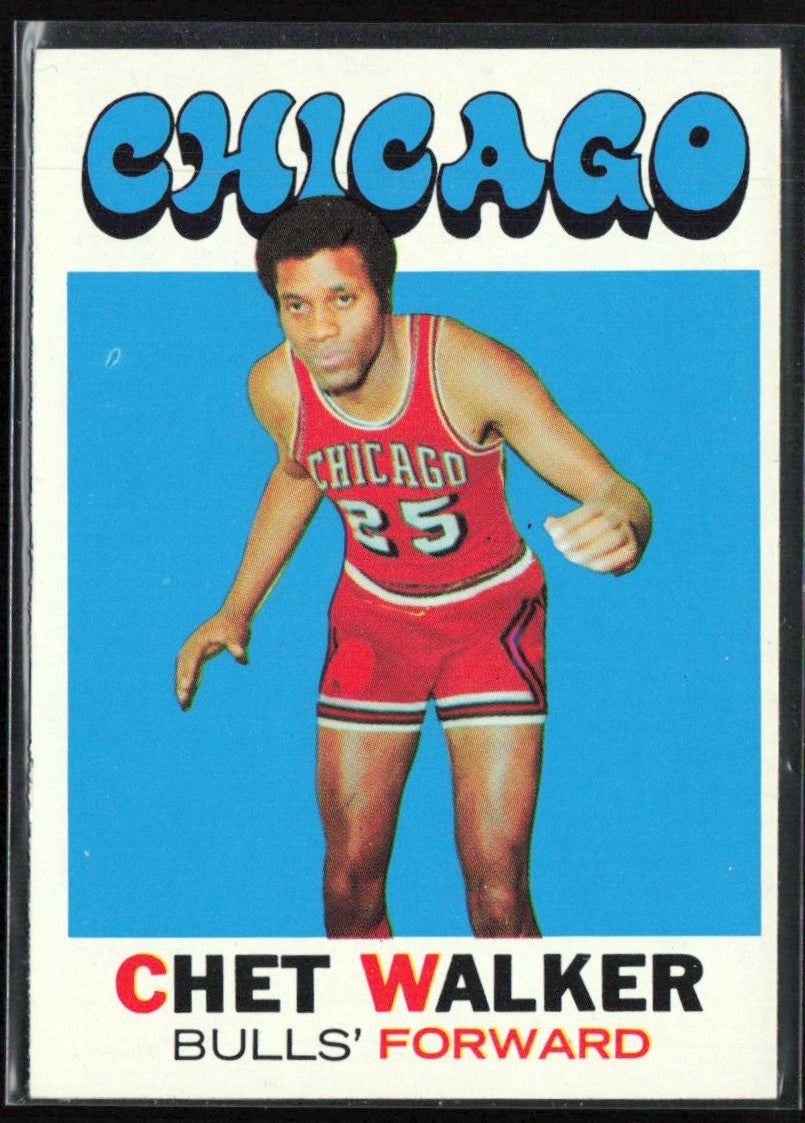 Chet Walker 1971 Topps #66 Chicago Bulls