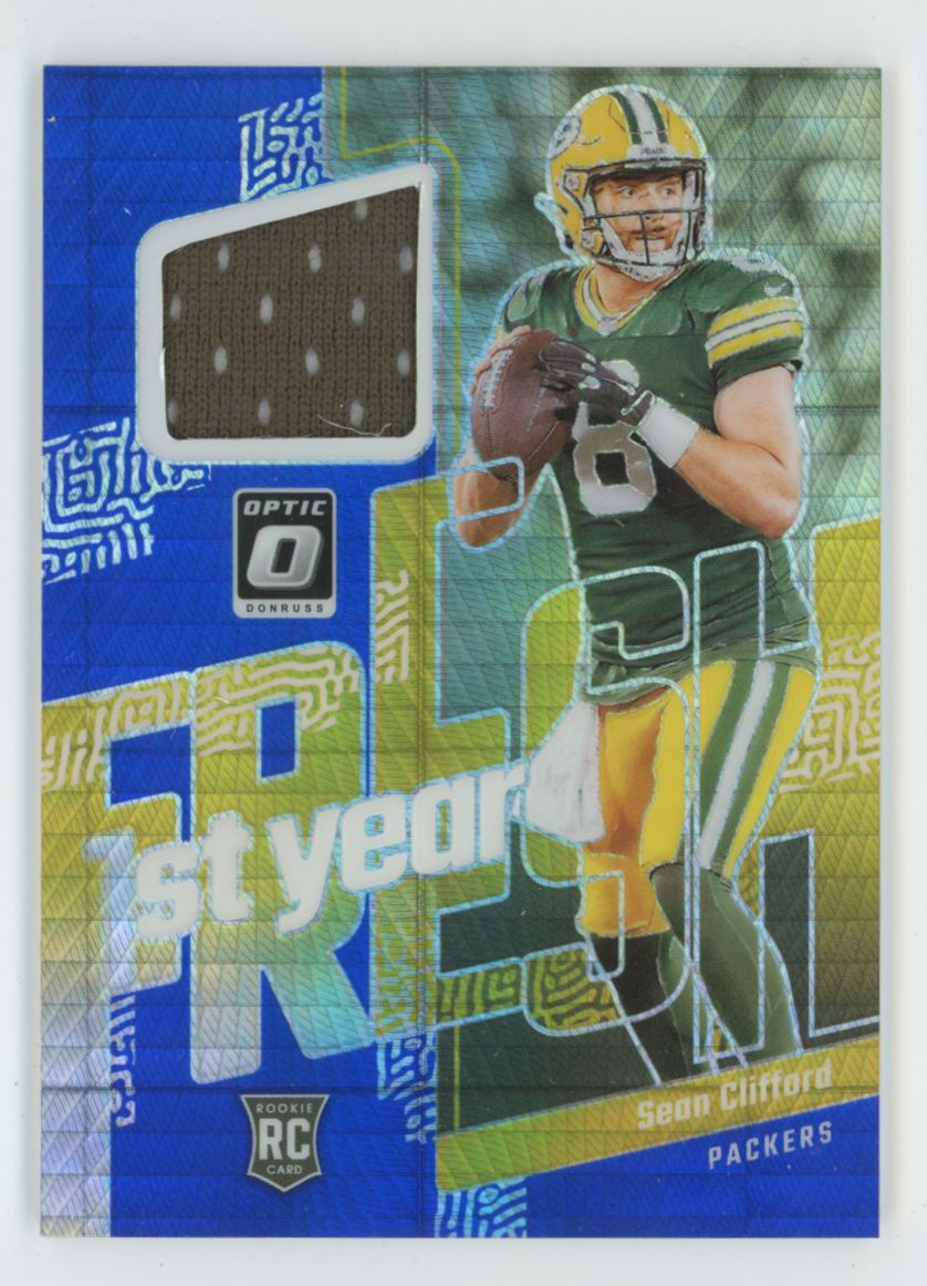 Sean Clifford 2023 Donruss Optic 1st Year Fresh RC Jersey #FYF-SC