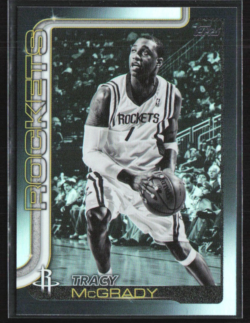Tracy McGrady 2025 Topps Blackout #263 Houston Rockets