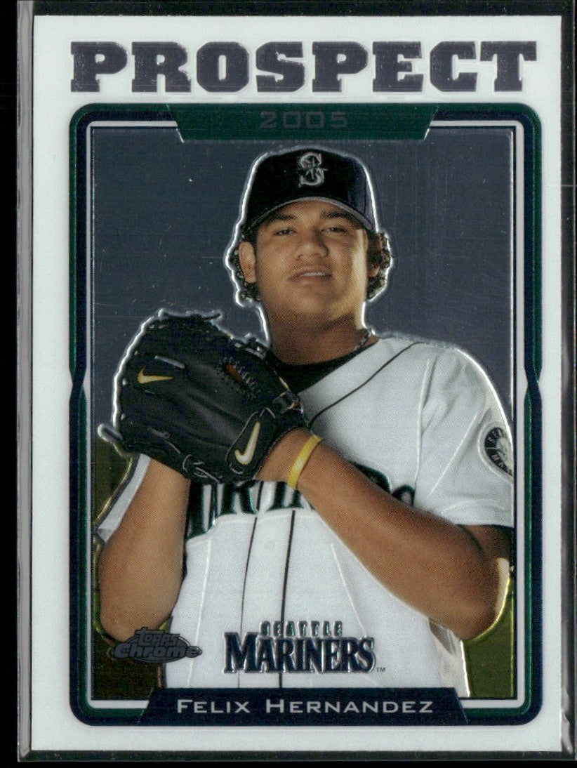 Felix Hernandez 2005 Topps Chrome Update #UH73 Seattle Mariners