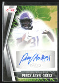 Percy Agyei-Obese 2022 SAGE Low Series Black AUTO #A-PAO James Madison Dukes