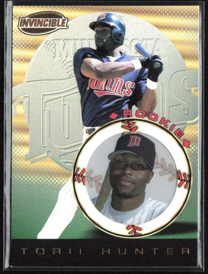Torii Hunter 1999 Pacific Invincible RC #87 Minnesota Twins