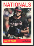 James Wood 2025 Topps Archives 1964 Design RC #64 Washington Nationals