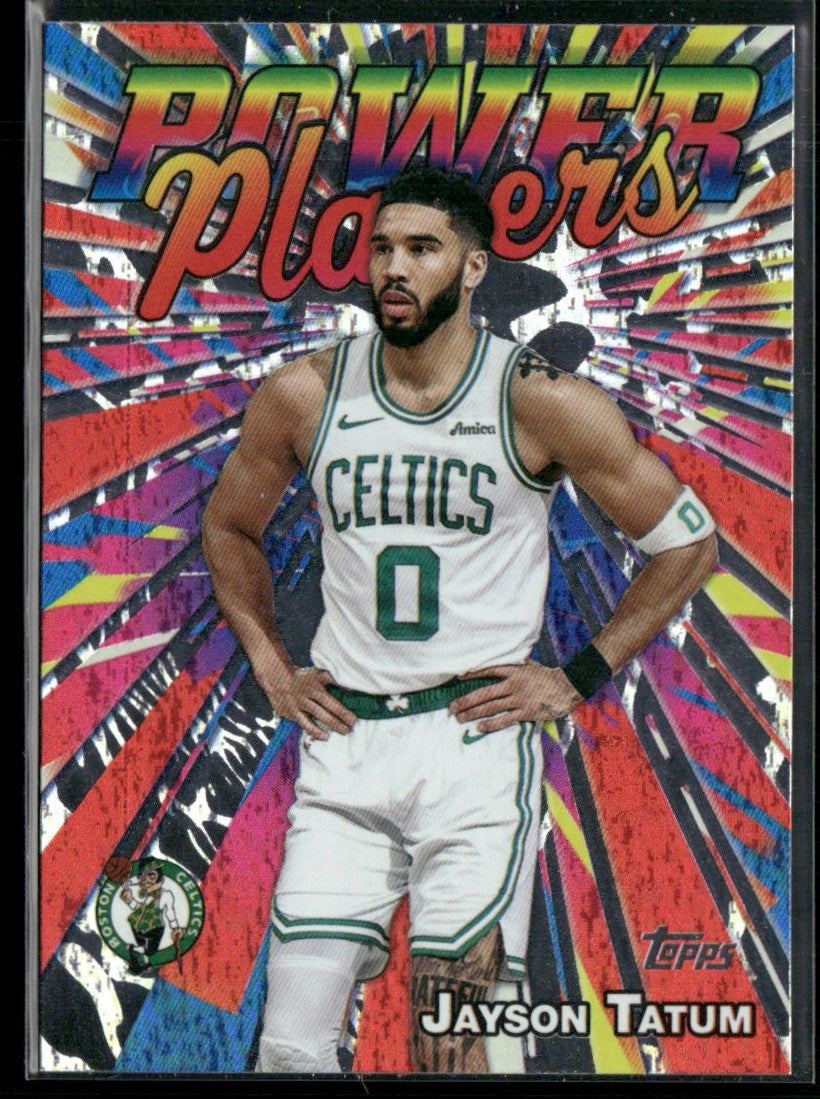 Jayson Tatum 2025 Topps Power Players #PP-5 Boston Celtics