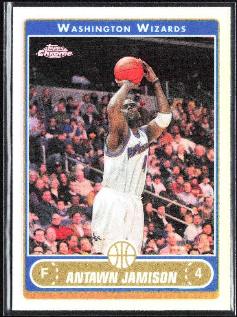 Antawn Jamison 2006 Topps Chrome Refractor #90 Washington Wizards