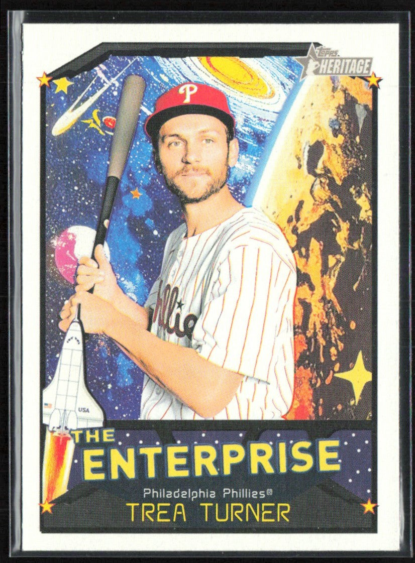 Trea Turner 2026 Topps Heritage The Enterprise #TE-TT Philadelphia Phillies