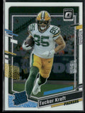 Tucker Kraft 2023 Donruss Optic Rated Rookie RC #243 Green Bay Packers