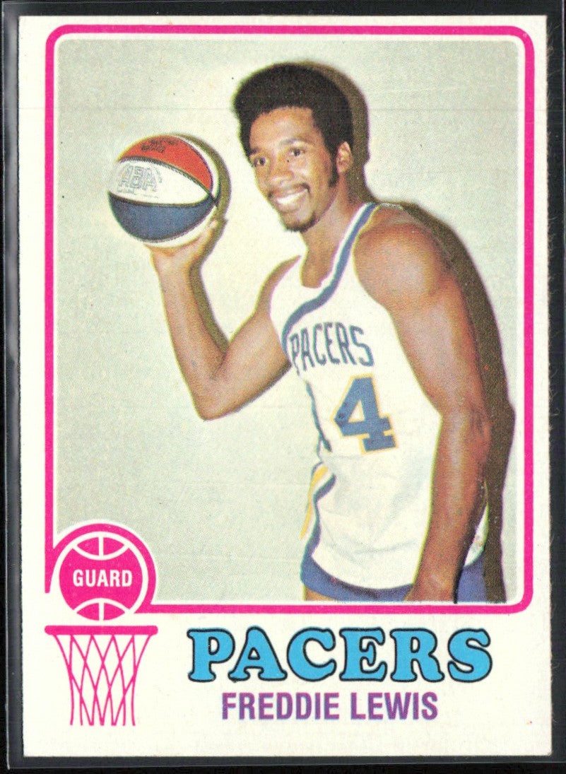 Freddie Lewis 1973 Topps #212 Indiana Pacers