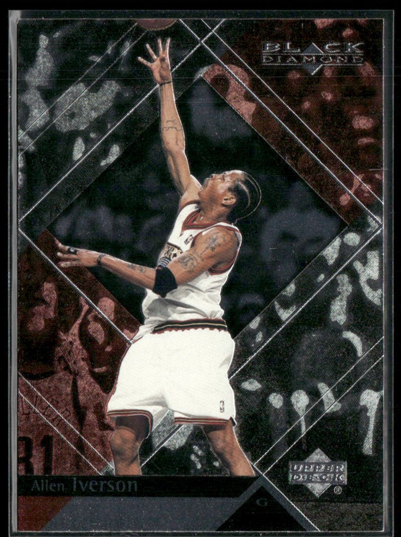 Allen Iverson 2000 Upper Deck Black Diamond #60 Philadelphia 76ers
