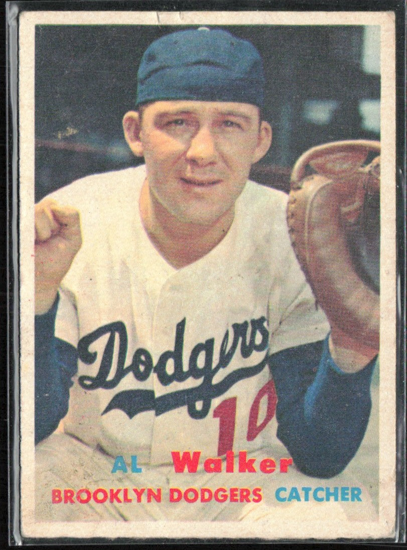 Al Walker 1957 Topps #147 Brooklyn Dodgers
