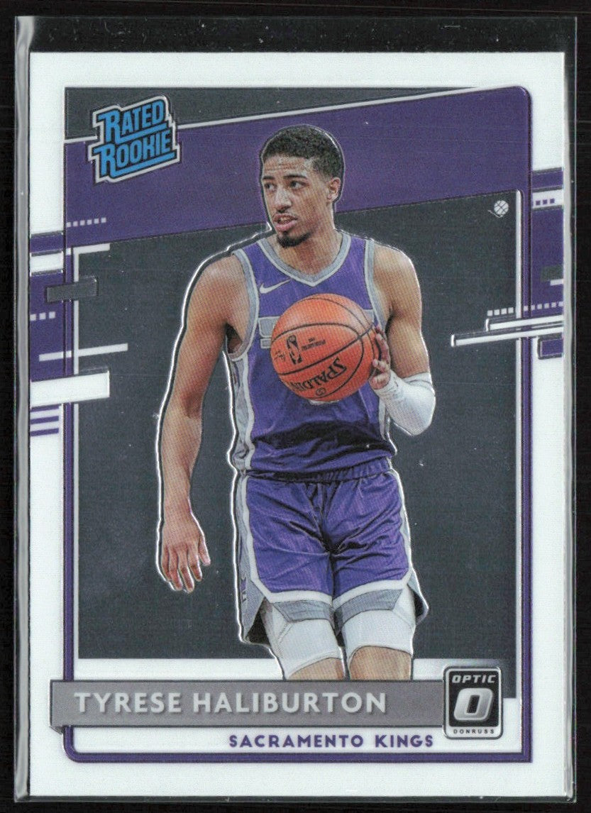 Tyrese Haliburton 2020 Donruss Optic Rated Rookie RC #162 Sacramento Kings