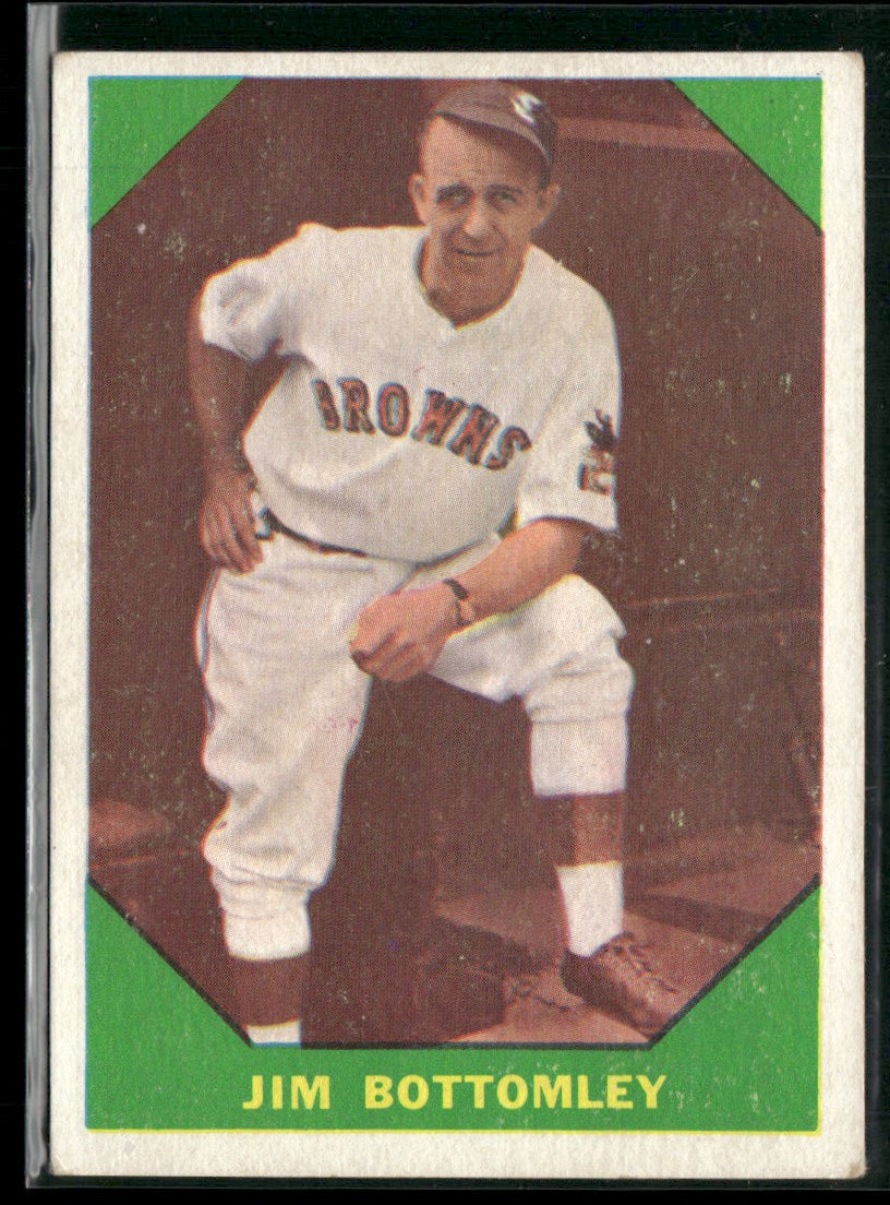 Jim Bottomley 1960 Fleer Baseball Greats #45 St. Louis Browns