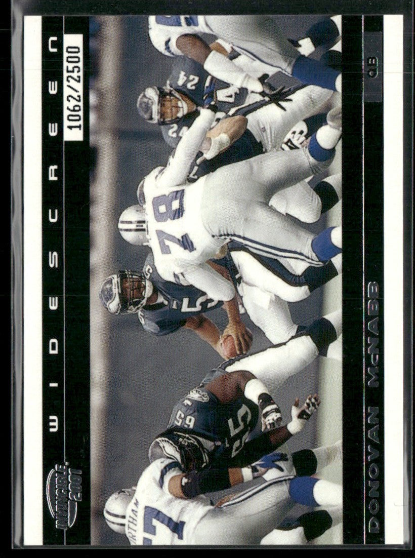 Donovan McNabb 2001 Pacific Invincible Widescreen /2500 #12 Philadelphia Eagles