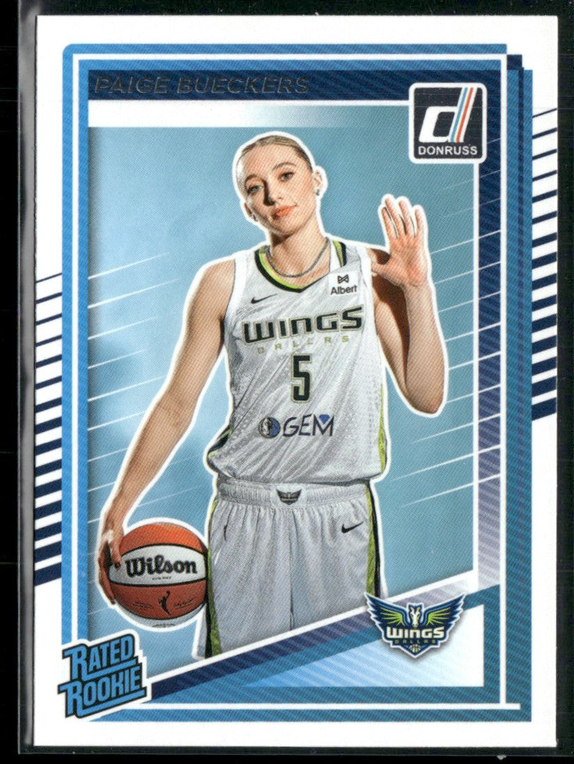 Paige Bueckers 2025 Donruss RC #86 Dallas Wings