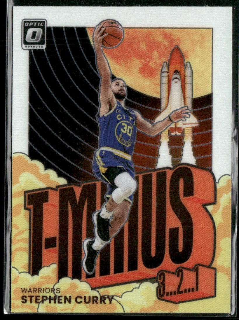 Stephen Curry 2021 Donruss Optic T-Minus #12 Golden State Warriors