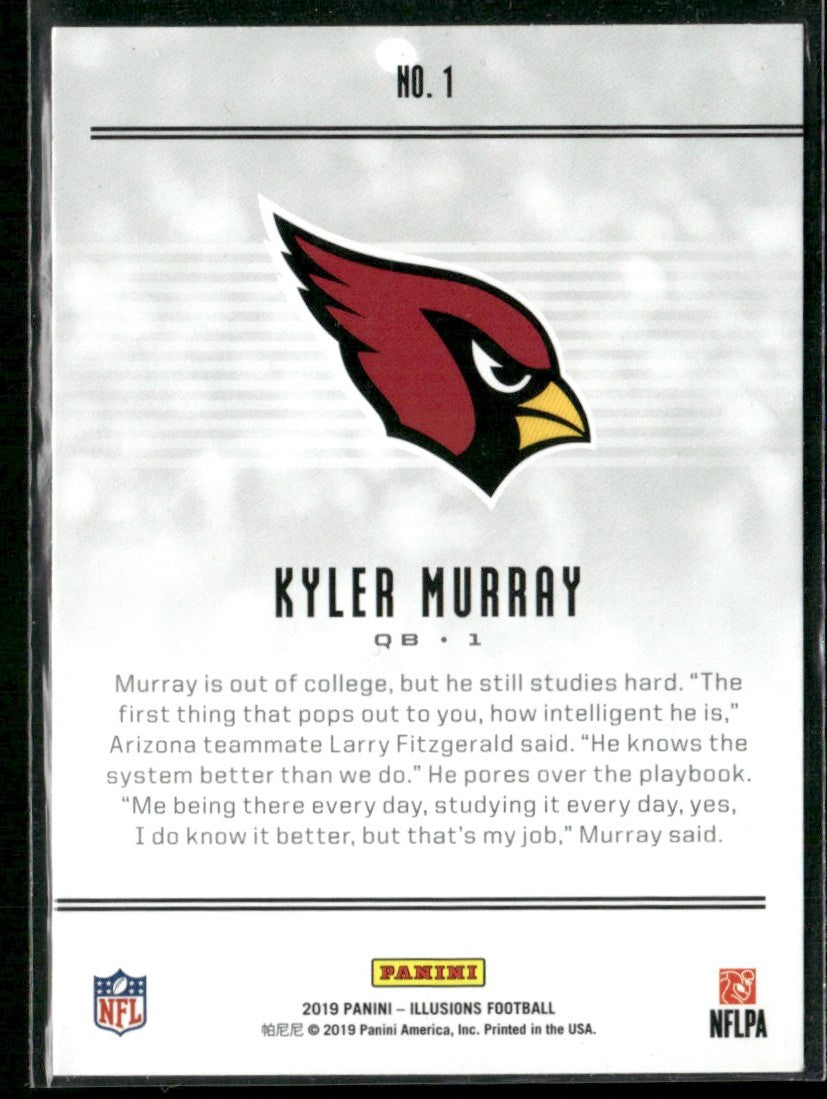 Kyler Murray 2019 Panini Illusions RC #1 Arizona Cardinals