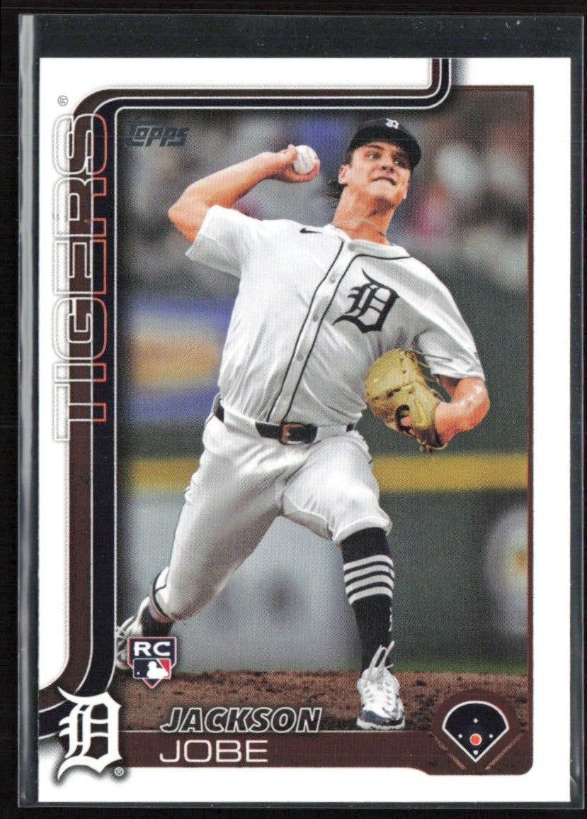 Jackson Jobe 2025 Topps RC #490 Detroit Tigers