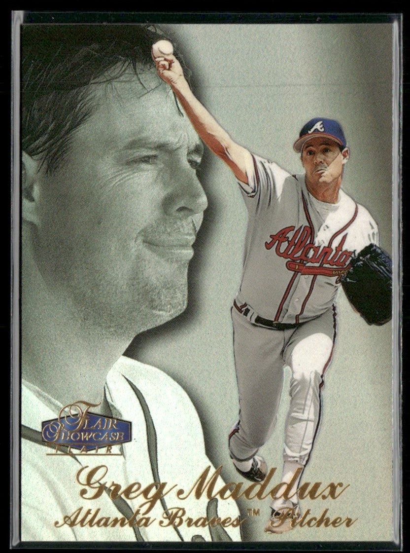 Greg Maddux 1998 Flair Showcase Row 3 #13 Atlanta Braves