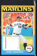 Josh Johnson 2011 Topps Lineage Mini Relic Jersey #75R-JJ Florida Marlins
