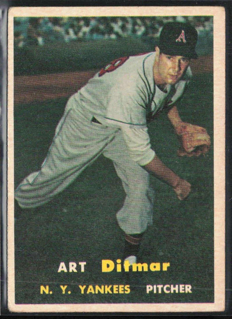 Art Ditmar 1957 Topps #132 New York Yankees