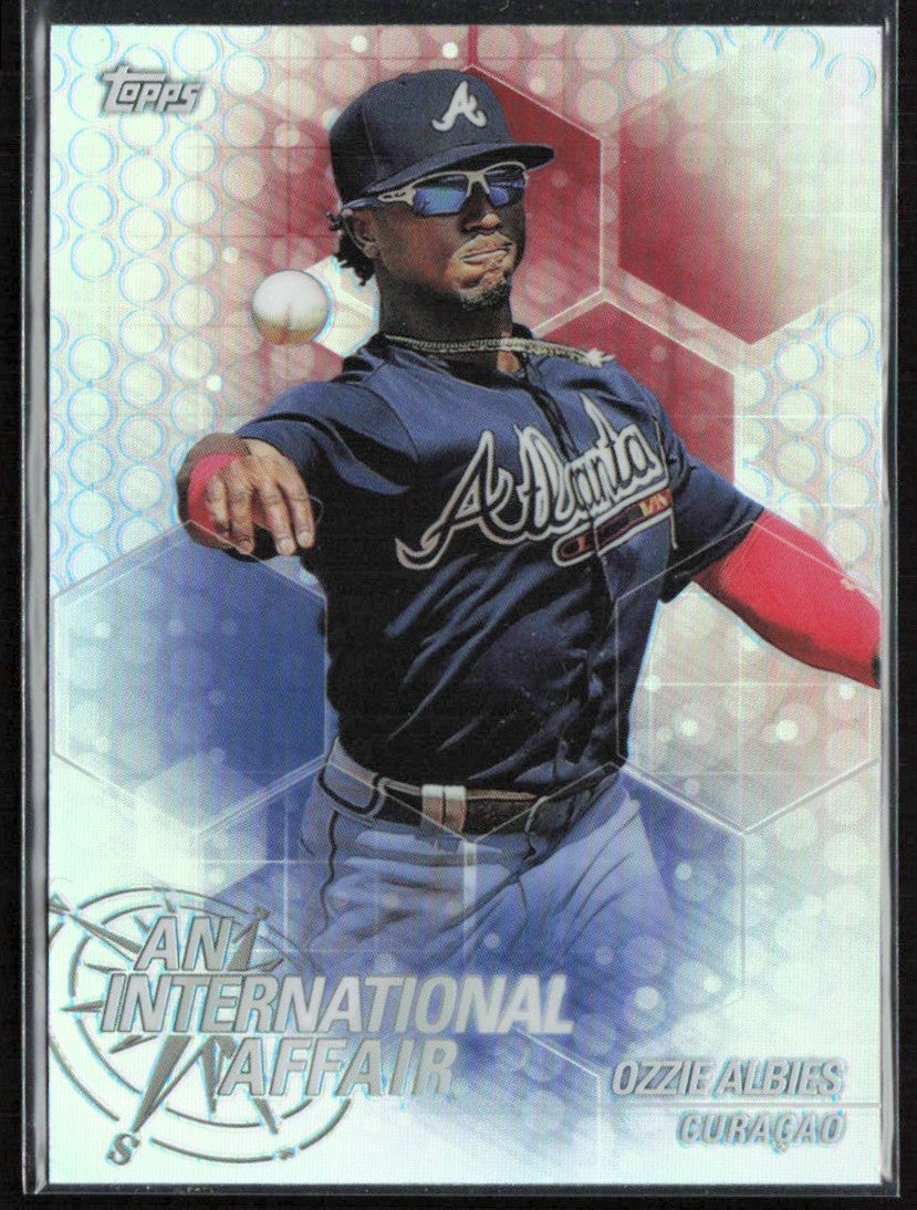 Ozzie Albies 2018 Topps Chrome An International Affair #IA-OA Atlanta Braves