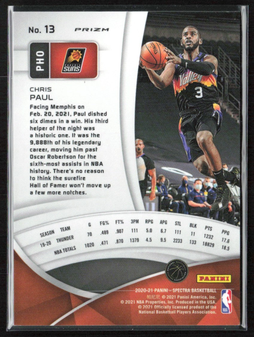 Chris Paul 2020 Panini Spectra Asia #13 Phoenix Suns