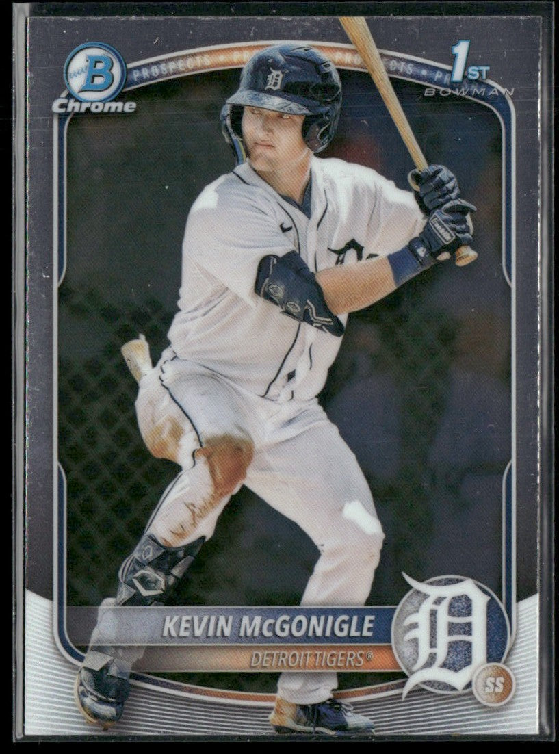 Kevin McGonigle 2025 Bowman Chrome 1st #BCP-79 Detroit Tigers