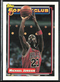 Michael Jordan 1993 Topps 50 Point Club #205 Chicago Bulls